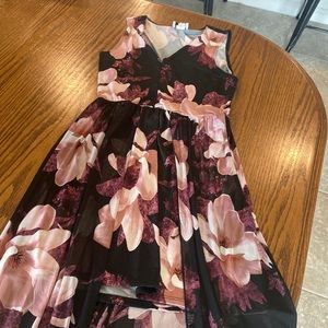 High low floral dress.